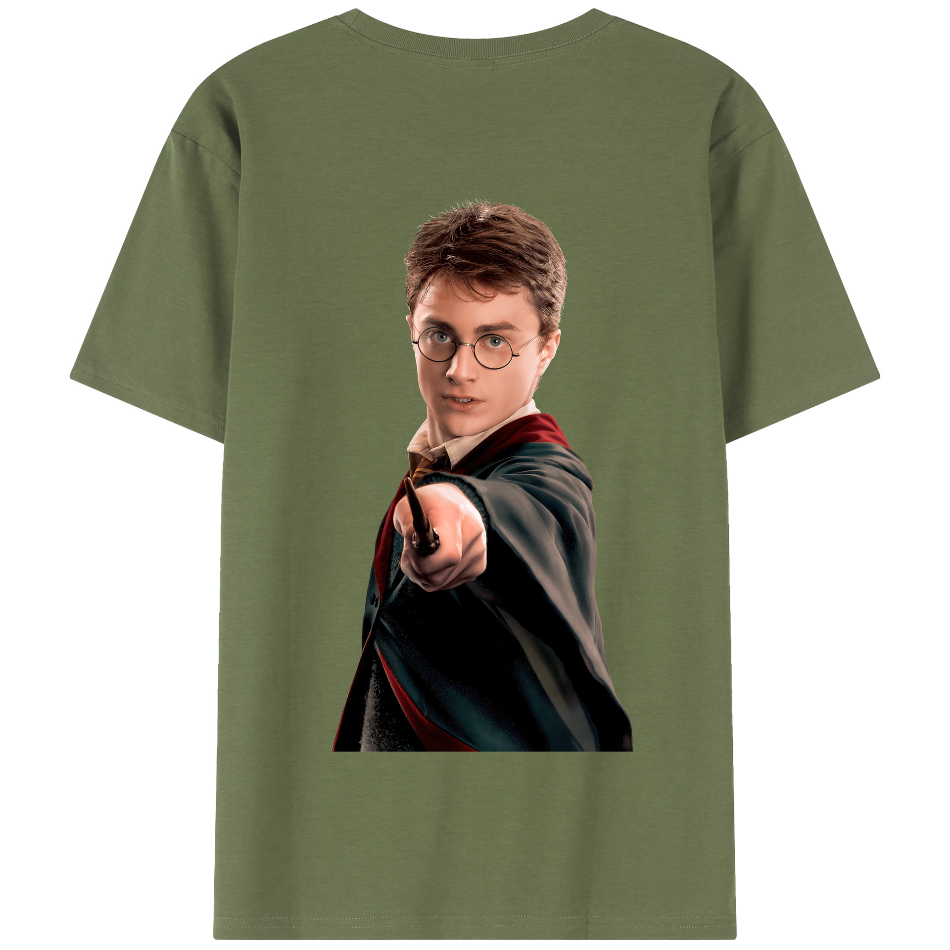 （画像用） Harry Potter ハリー・ポッターシリーズ 綿100％半袖Tシャツ（背面プリント）